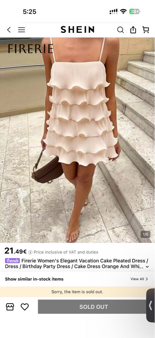 PLEATED LAYERED DRESS (Category: Dresses) located in Caloocan City. Submitted by storm4 (Listing ID 1469022527, Image 1). Description: Xsmall can fit up to small.