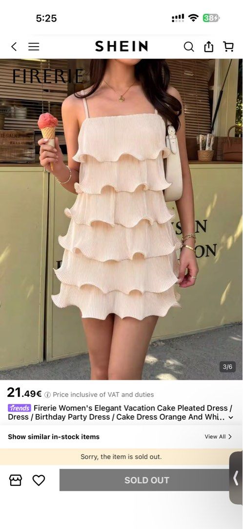 PLEATED LAYERED DRESS (Category: Dresses) located in Caloocan City. Submitted by storm4 (Listing ID 1469022527, Image 2). Description: Xsmall can fit up to small.