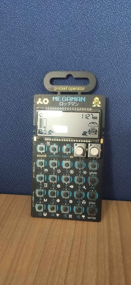 Pocket Operator PO-128 Megaman Limited Edition (Category: Portable Audio Accessories) located in Caloocan City. Submitted by truerabbit.58f0e2 (Listing ID 1468973131, Image 2). Description: Pocket Operator PO-128 Megaman 8-bit Synthesizer (Discontinued) Collector's Item Limited Edition Mint Condition Demo on Meetups.