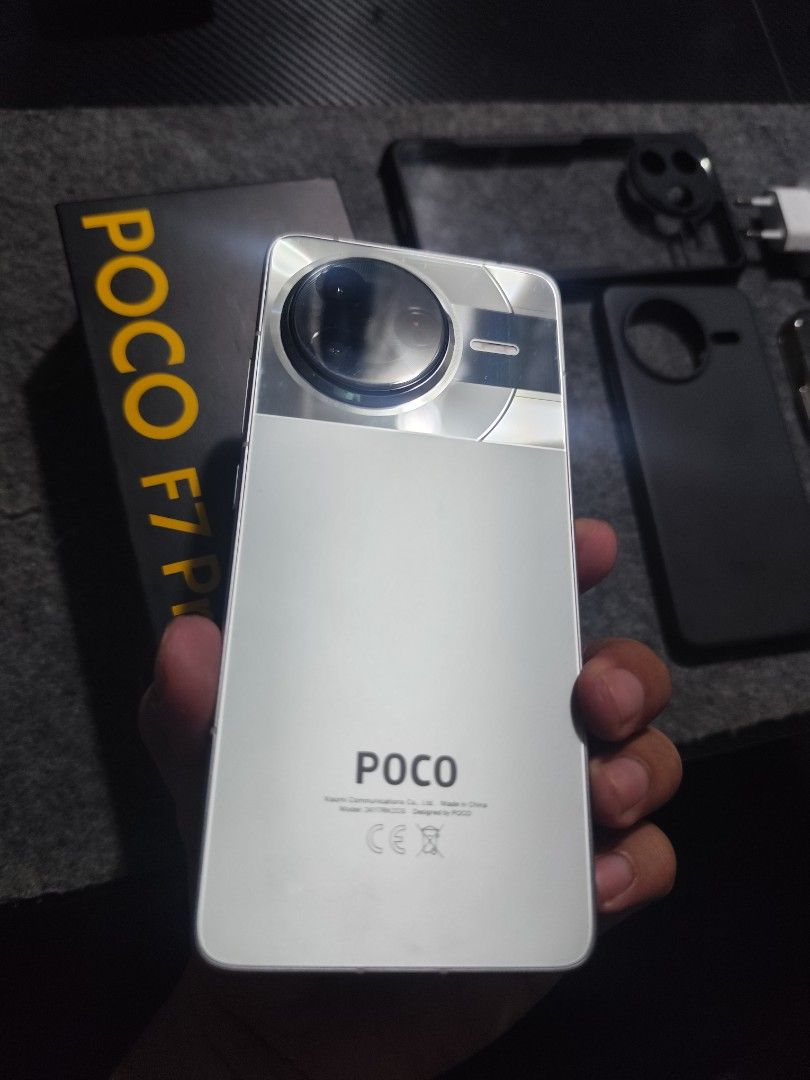 Poco F7 pro - 12gb/256gb (Category: Xiaomi) located in Manila. Submitted by danny0002 (Listing ID 1469053583, Image 2). Description: Inclusions: -Orig box -90w charger -4 cases -Installed tempered glass (main screen & back camera) P21,500 •Ultra settings sa ML •Makinis, pwede sa maarte •Check all you want •No issue Malolos to San fernando Meet up.