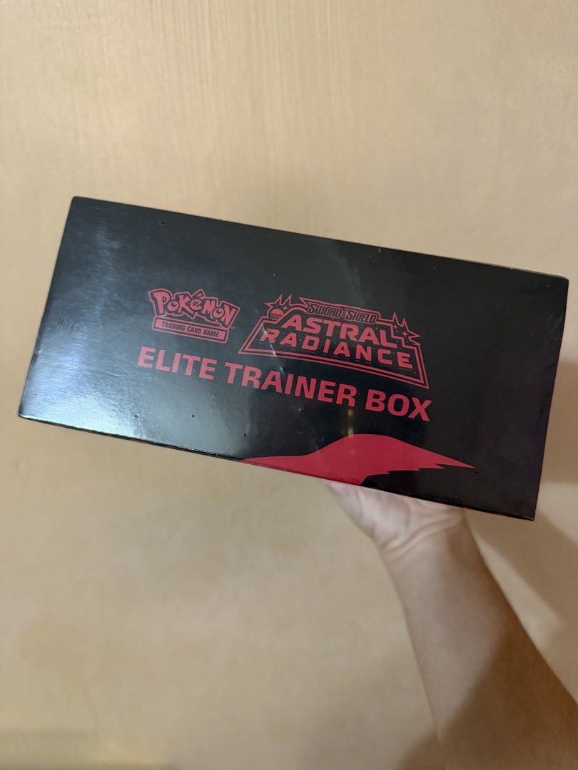 Pokemon Astral Radiance ETB (Category: Card Boxes & Cases) located in Quezon City. Submitted by epic.pokemonseller (Listing ID 1468971342, Image 2). Description: - 8 Pokémon TCG: Astral Radiance booster packs - 65 card sleeves featuring Darkrai - 45 Pokémon TCG Energy cards - A player’s guide to the Astral Radiance expansion - 6 damage-counter dice & 1 competition-legal coin-flip die - 2 acrylic condition markers - A collector’s box to hold every