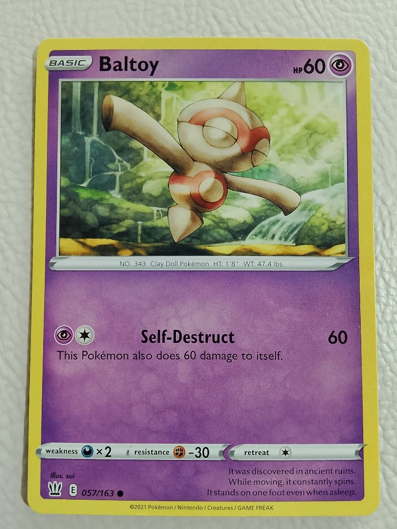 Pokemon card Baltoy (Category: Card Packs) located in Paranaque City. Submitted by g-books-n-toys (Listing ID 1468954391, Image 1). Description: .