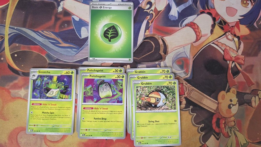 Pokemon TCG Pitch Black Assorted Singles (Category: Card Packs) located in Manila. Submitted by accelarky.ex (Listing ID 1469002960, Image 1). Description: Assorted Pokemon TCG : Pitch Black Duplicates Holo (Sleeve Protected) and Commons Per piece: Commons - 10 pesos each Holofoils with sleeves - 20 pesos Cards included is in the picture + Trainer cards Open for Trade since im mastering this collection too. Negotiable if take all *Energy Card not