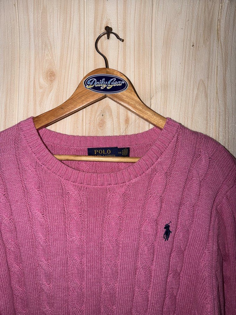 Polo Ralph Lauren Cable Knitted (Category: Coats, Jackets and Outerwear) located in Pasay City. Submitted by miks_garciaaa (Listing ID 1469074634, Image 2). Description: Size XXL Complete tags Good as new - No Issue Width - 21.5 inches Length - 24 inches .