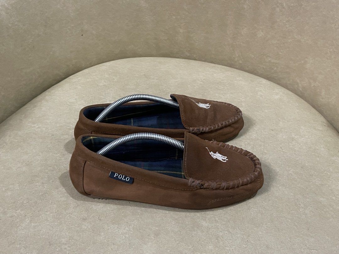 Polo Ralph Lauren Suede Moccasins (Category: Slippers and slides) located in San Jacinto. Submitted by lovedbylou.ph (Listing ID 1469089612, Image 1). Description: •best fits US 6.5-7.