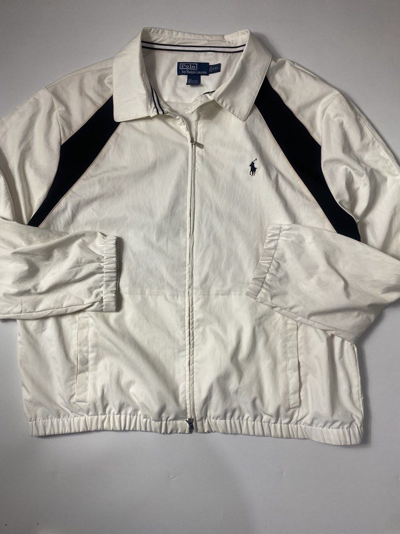 Polo rl jacket windbraker jacket (Category: Hoodies) located in Lipa City. Submitted by _thriftitcloud (Listing ID 1468931901, Image 1). Description: 25x28 Very Good condition Color rate 9/10 .