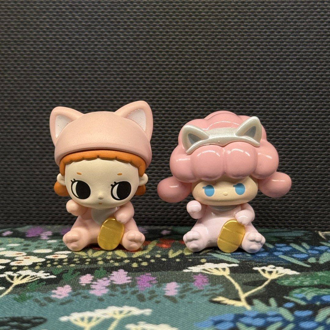 Pop Bean Lucky Cat • Nyota, Satyr (Category: Designer & Blind Box Toys) located in Mandaluyong City. Submitted by the_lunatique (Listing ID 1469092196, Image 1). Description: ₱350 set - 💯 original - with foil - mint condi 📍Mandaluyong .