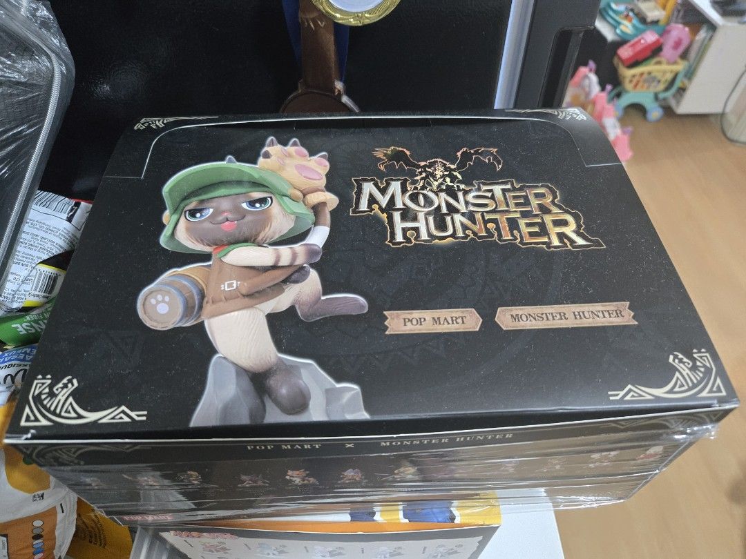 Pop mart x Monster Hunter (Category: Designer & Blind Box Toys) located in Manila. Submitted by mrniceonee (Listing ID 1468933917, Image 1). Description: Sealed foil open box Pop mart monster hunter 600 each Available all except Zinogre. Paco Manila location.