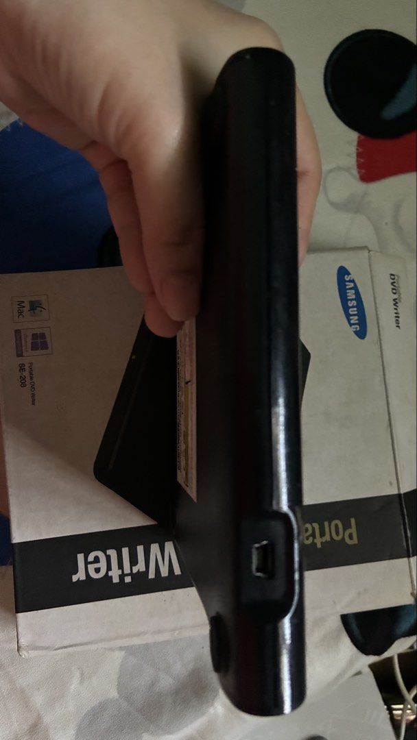 Portable DVD Writer (Category: Computer Parts) located in Manila. Submitted by dukejah (Listing ID 1469159945, Image 3). Description: No cable.