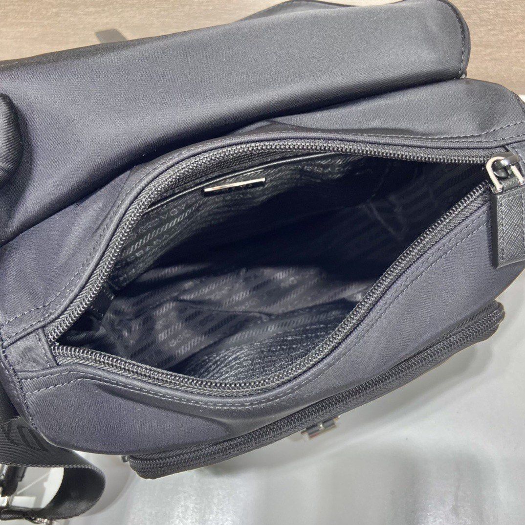 Prada Black Nylon Messenger Bag (Category: Luxury Bags & Wallets) located in Manila. Submitted by shoulderfashion (Listing ID 1469102181, Image 3). Description: .