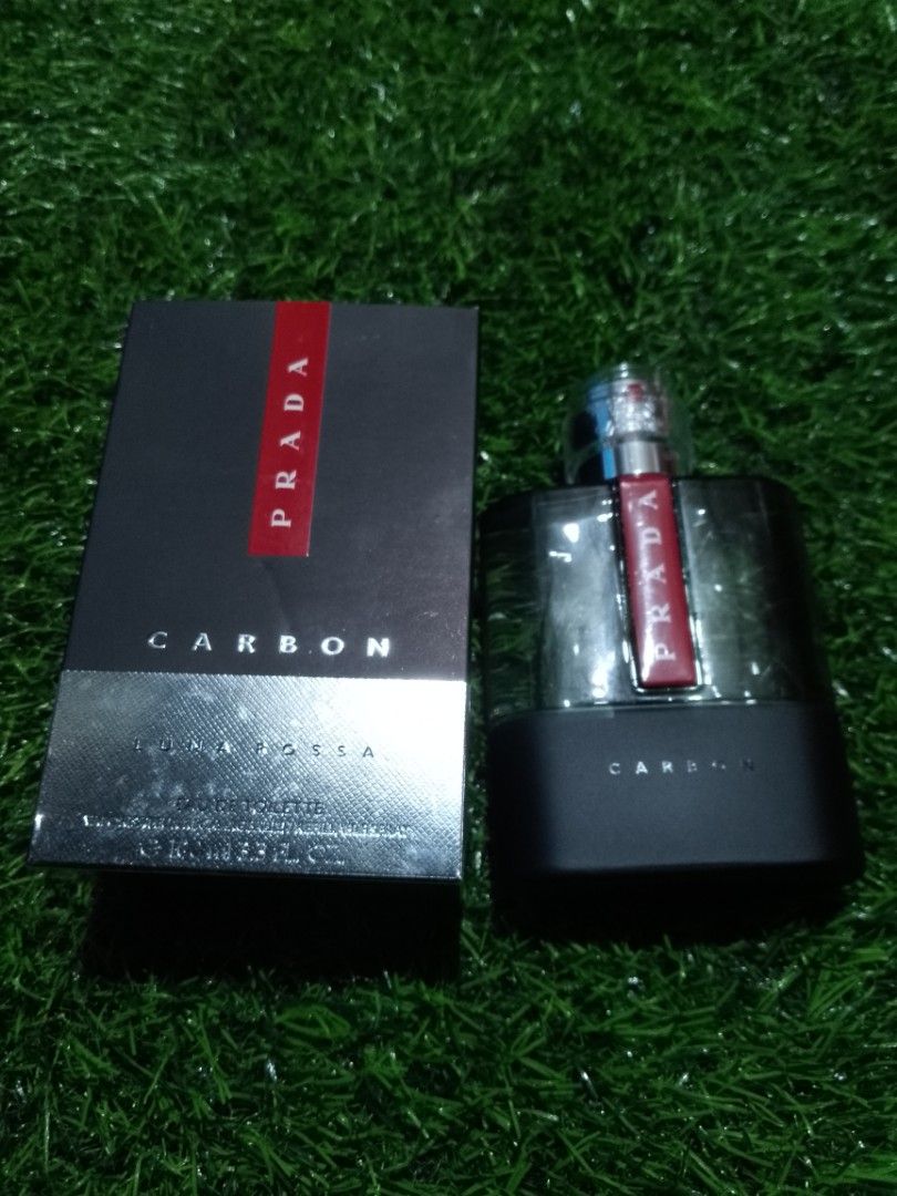 Prada Carbon Luna Rossa Eau De Toilette (Category: Fragrance & Deodorants) located in Manila. Submitted by tebbys (Listing ID 1468997751, Image 1). Description: Few Sprays Missing Full Presentation .