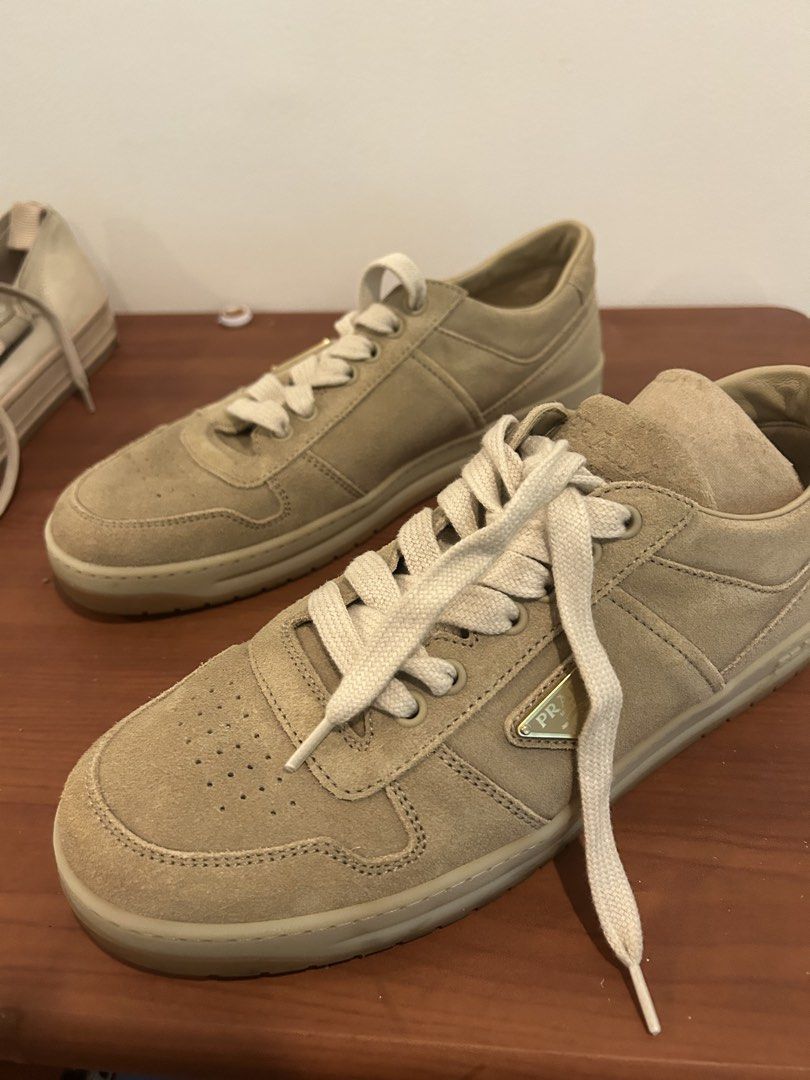 Prada Downtown Suede Sneakers US 9 (Category: Sneakers & Footwear) located in Quezon City. Submitted by lastpricelisted (Listing ID 1468993905, Image 3). Description: Women’s size 9/ EUR 40 Excellent used condition Used once or twice No signs of usage might need mild cleaning No inclusions.