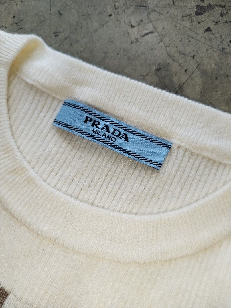 Prada Knit Top (Category: Luxury Apparel) located in Taytay. Submitted by the_vtg_pop-up (Listing ID 1468979338, Image 3). Description: .