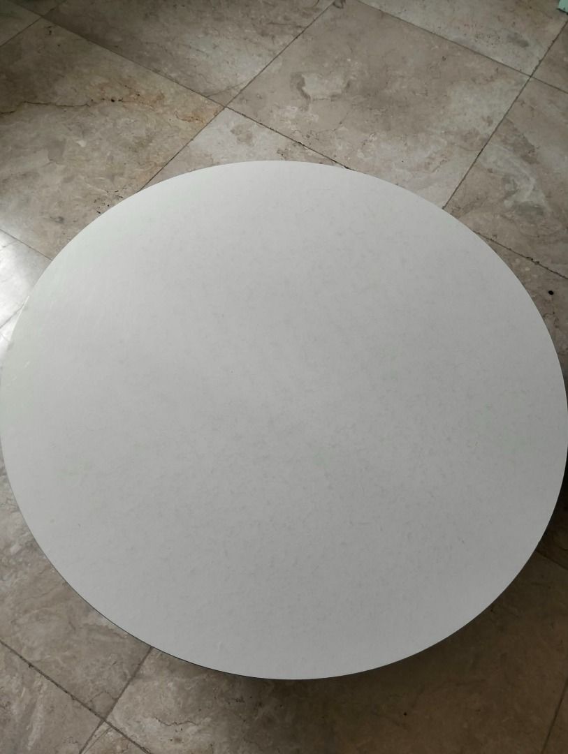 Preloved Low Round Table (Category: Tables & Sets) located in Binan City. Submitted by croti_by_juliechi (Listing ID 1467266253, Image 2). Description: FOR SALE: Preloved Low Round Table Php1,000 PM for additional photo Location/Pick-up: Jabeztech Corp Lot 3, Block 5, Macaria Business Center, Mabuhay, Carmona, Cavite Mon–Fri, 8AM–4PM (except sat-sun-holiday) Delivery: Lalamove / courier (buyer’s booking and expense) Payment: Cash/GCash.