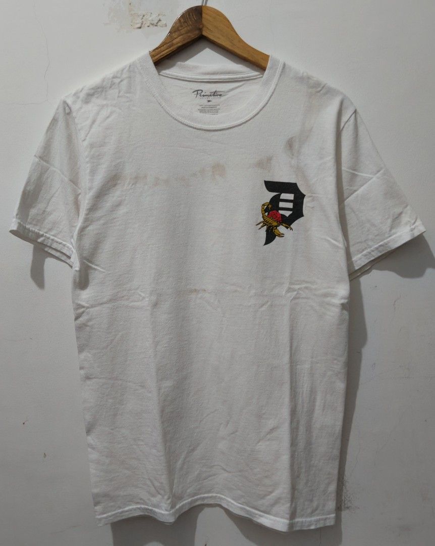 Primitive Dirty P Scorpion (Category: Tshirts & Polo Shirts ) located in Taguig. Submitted by thriftedminds (Listing ID 1468957299, Image 2). Description: Item: Primitive Dirty P Scorpion🔥 ‎Size: Small (Primitive) ‎Width: 17.5 ‎Length: 27.5 ‎Condition: Excellent ‎Issue: Dirt Stain, Need Hard Wash DM to purchase i.