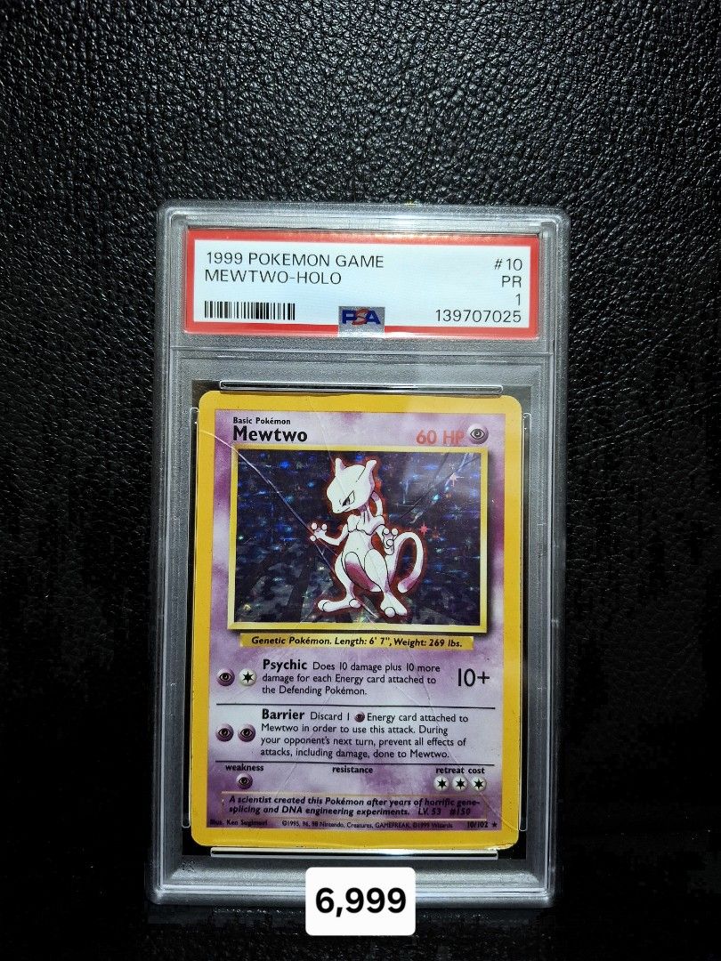 Mewtwo (Category: Graded Singles) located in Muntinlupa City. Submitted by jcendique (Listing ID 1469131538, Image 1). Description: Pokemon Card - Slabs - Prices are in each photo..