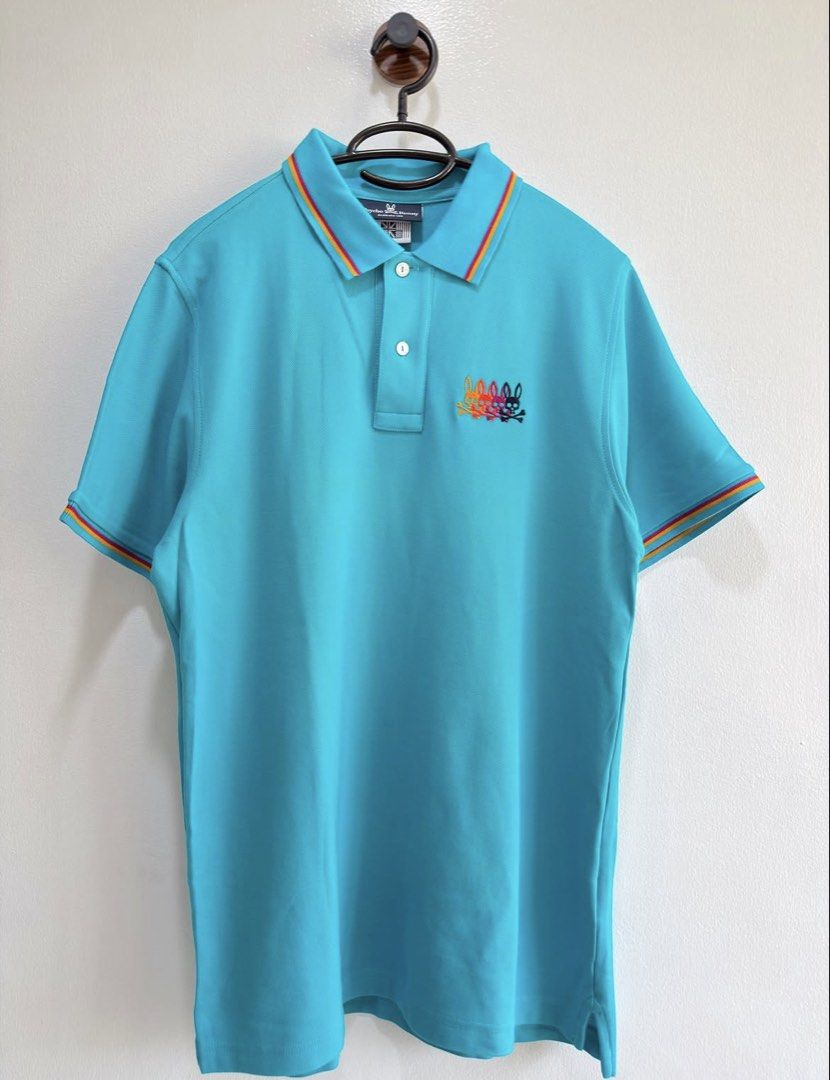 Psycho Bunny Polo Shirt Teal (Category: Tshirts & Polo Shirts ) located in Quezon City. Submitted by shoeplug.ph (Listing ID 1468959240, Image 1). Description: Psycho Bunny Polo Shirt Teal size 6 / dimes 19.5x28 Like New ₱1,300.