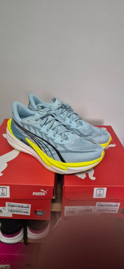 Puma Deviate Nitro 4 Mens (Category: Sneakers) located in San Pedro. Submitted by chris_k19 (Listing ID 1469065818, Image 1). Description: Used 3x indoor only Mens Size 9 US With Box Meet up San Pedro or Alabang.