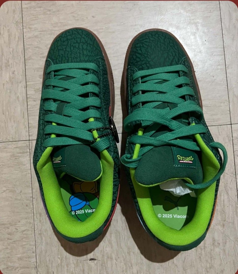 PUMA LIMITED EDITION (Category: Casual Shoes) located in Quezon City. Submitted by epictree.a37e8d (Listing ID 1469045722, Image 1). Description: PUMA TEENAGE MUTANT NINJA TURTLES,never used, 100% original, no box, bought abroad. QC WEST AVE. MEETUP, PICKUP, OR SHIP VIA LBC.