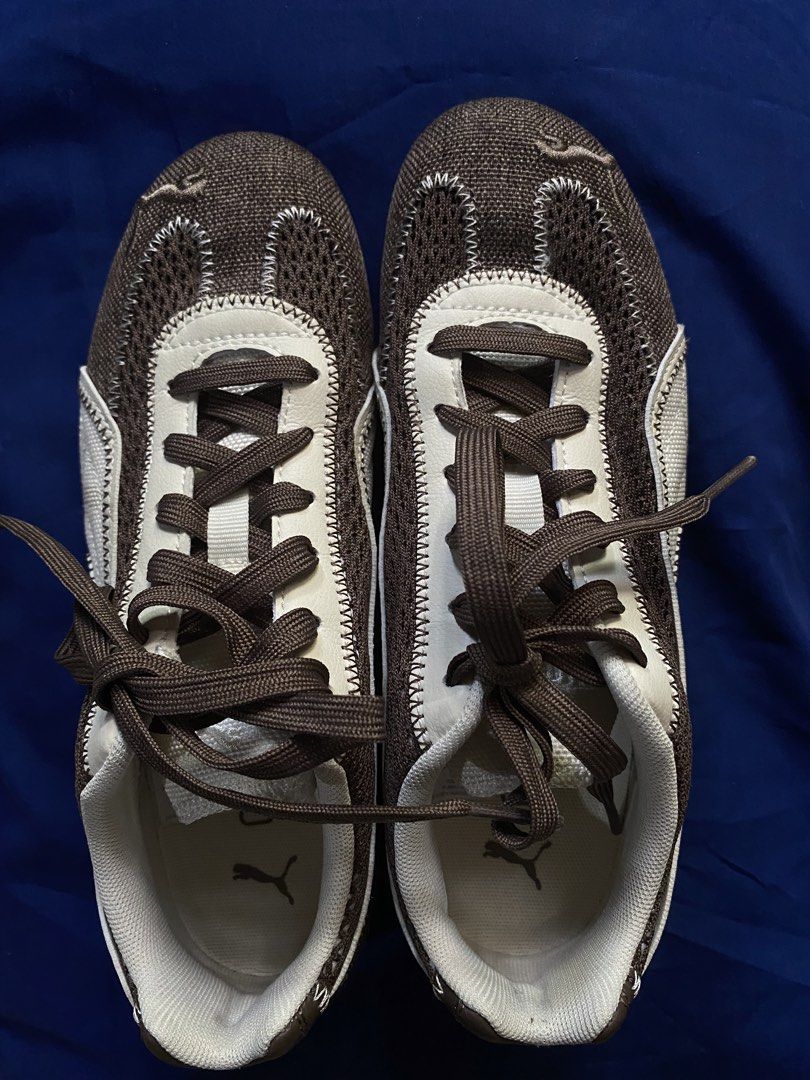 Puma Speedcat Aéré Sneakers (Category: Sneakers) located in Calapan. Submitted by chabiiiiiiiiiiiiiii (Listing ID 1468958974, Image 2). Description: Authentic Puma Speedcat Aéré Sneakers Flat bronze - frosted ivory Best fit 36eu Minor flaws.