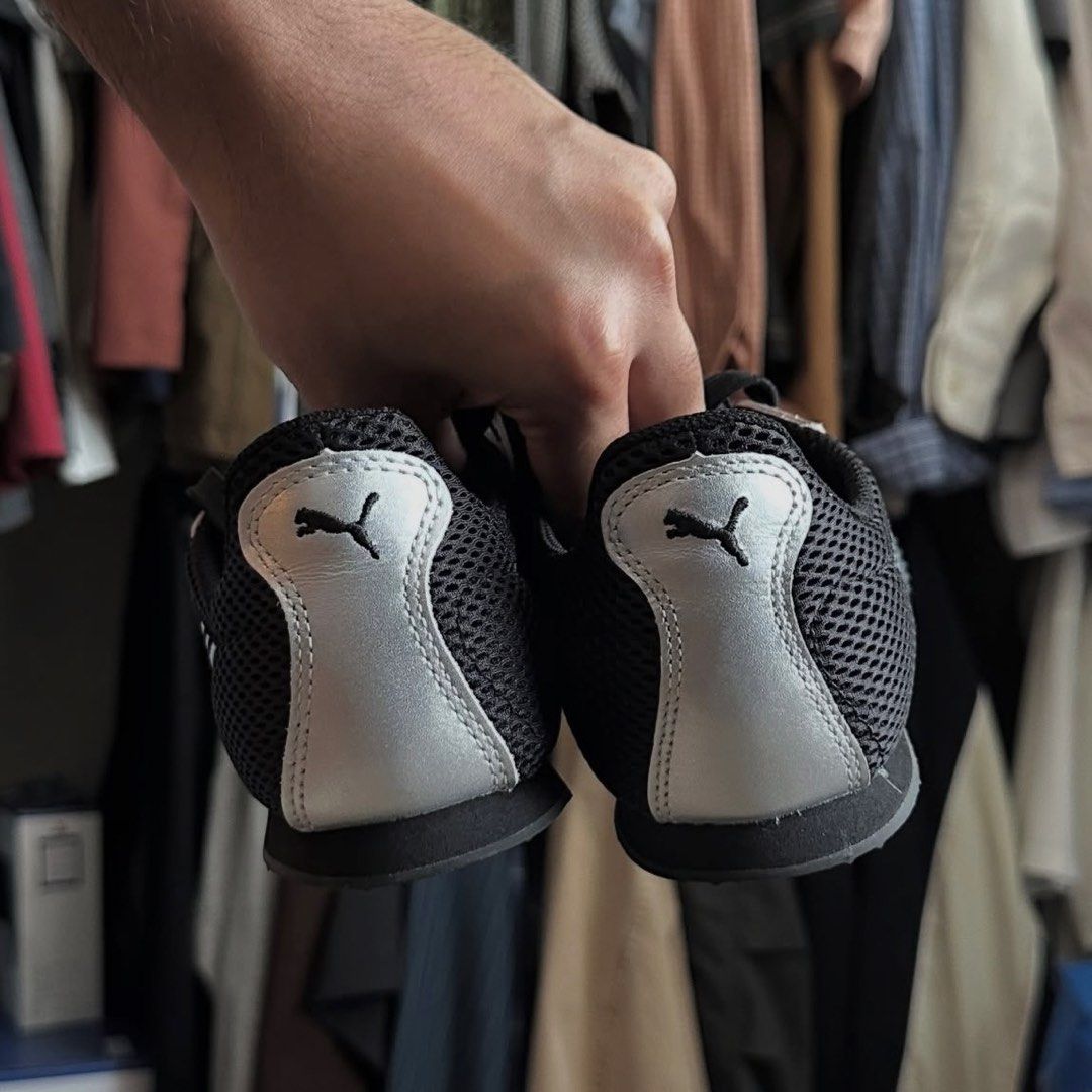 Puma speedcat black and silver (Category: Casual Shoes) located in Cabuyao City. Submitted by bluesxoe (Listing ID 1468985635, Image 3). Description: PUMA Speedcats Black and Silver Condition: 10/10, Brand New! Size: Men’s US 10.5 No Box Never been used.