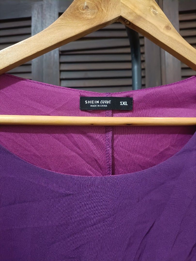 Purple Ruffle Layered Dress with Flutter Sleeves (Category: Dresses) located in Manila. Submitted by byjrb (Listing ID 1469057842, Image 2). Description: 🛍️ Brand-new items from SHEIN, Emery Rose, Zaful, No brand & more! Size : 0XL deep purple in actual, super favorite to. Ang ganda ng color and design. 📦 Shipping: LBC / J&T / Lalamove 💸 MOP: GCash / BPI only Note : Brand is listed as SHEIN for listing purposes. All items are sourced from shei