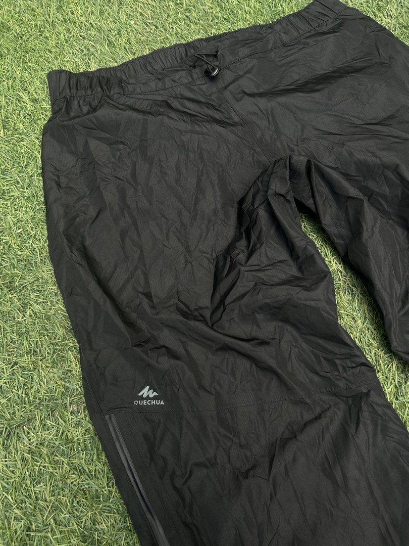 Quechua waterproof packable pants (Category: Activewear) located in Santa Rosa. Submitted by unexpected.finds4026 (Listing ID 1469136479, Image 3). Description: Large - XL adjustable waist 32-38 waist complete tags bnew condition no flaws .