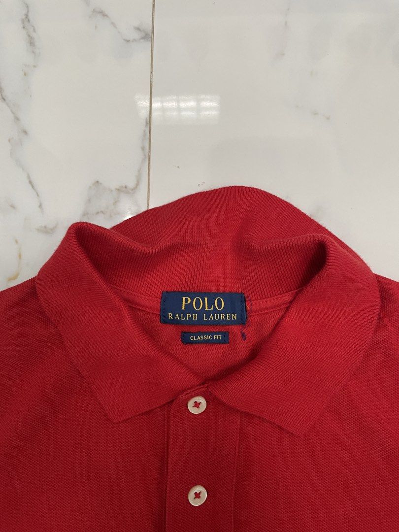 RALPH LAUEREN POLO SHIRT (Category: Tshirts & Polo Shirts ) located in Pinamungahan. Submitted by yugenfajar95939 (Listing ID 1468945125, Image 3). Description: Excellent condition issur cut wash tag 19x26.