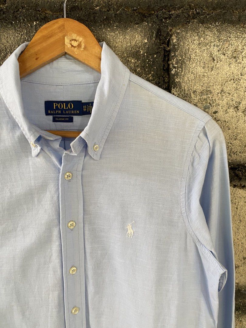Ralph Lauren Button Down Longsleeves Shirt (Category: Longsleeves) located in Villaverde. Submitted by theluxurythrift.ph (Listing ID 1468963476, Image 2). Description: Wts Ralph Lauren LS Shirt Size XSmall on Tag W 20 Inch L 24 Inch Back 26 Inch Excellent Condition 1599 + Sf.