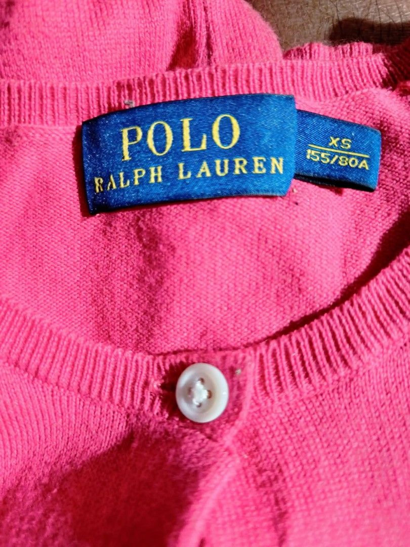 Ralph Lauren cardigan (Category: Activewear) located in Bacolod City. Submitted by streetlux.ph_v2 (Listing ID 1469027971, Image 2). Description: Ralph Lauren cardigan 🏇 ✔️Xs on tag ✔️ 18 by 22 ✔️ Authentic ✔️ Asnew condition ✔️10/10 cr ✔️ Personal buyer 💰580 Location: Bacolod City ✈️.