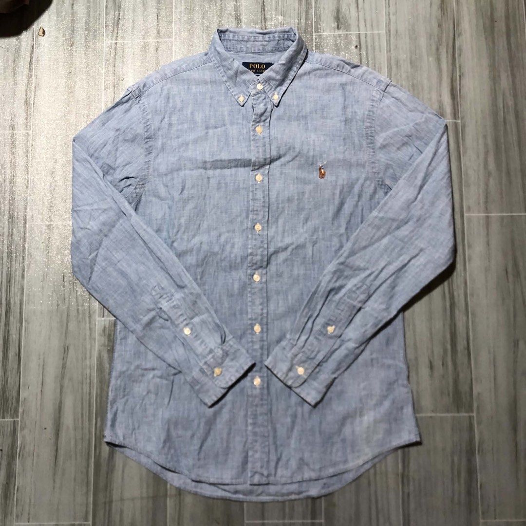 RALPH LAUREN DENIM BUTTON-DOWN (Category: Activewear) located in Pontevedra. Submitted by joshuaentr24916 (Listing ID 1468985639, Image 1). Description: DIMES:21x28 BEST FIT TO MED TO SEMI LARGE .