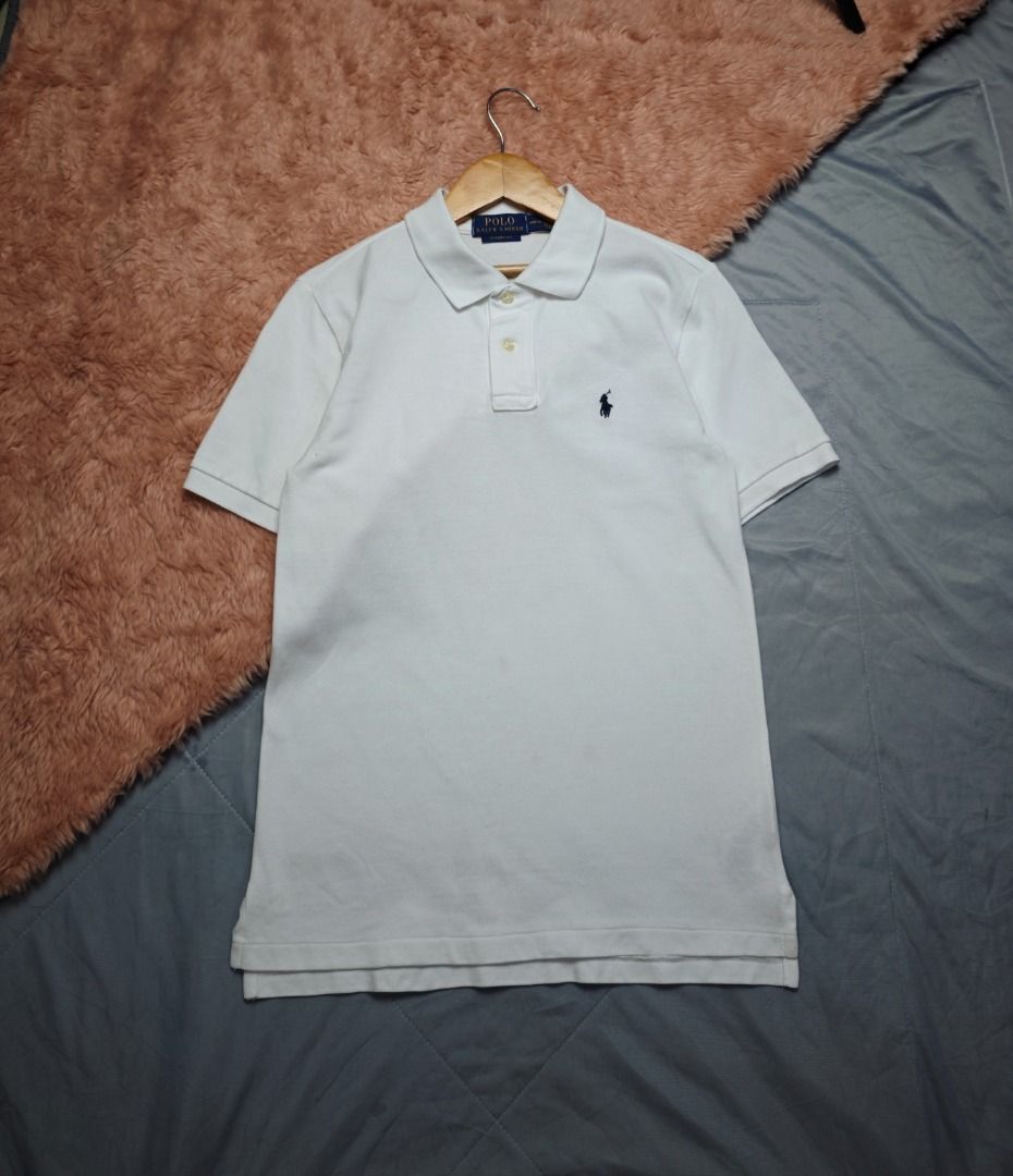RALPH LAUREN KIDS WHITE POLO (Category: Babies & Kids Fashion) located in Imus. Submitted by eykc01 (Listing ID 1469043421, Image 1). Description: EUC-LIKE NEW 10-12 ON TAG FITS 8-10YO (16X24/25) **WITH WASHABLE LIGHT STAINS .