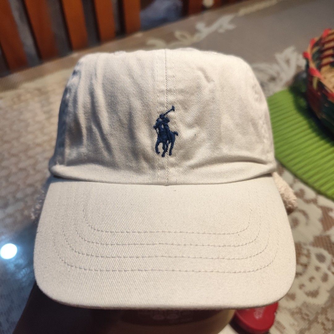 Ralph Lauren Pony Cap White (Category: Caps & Hats) located in Manila. Submitted by buyybustt (Listing ID 1469058322, Image 1). Description: 100 authentic Dm.