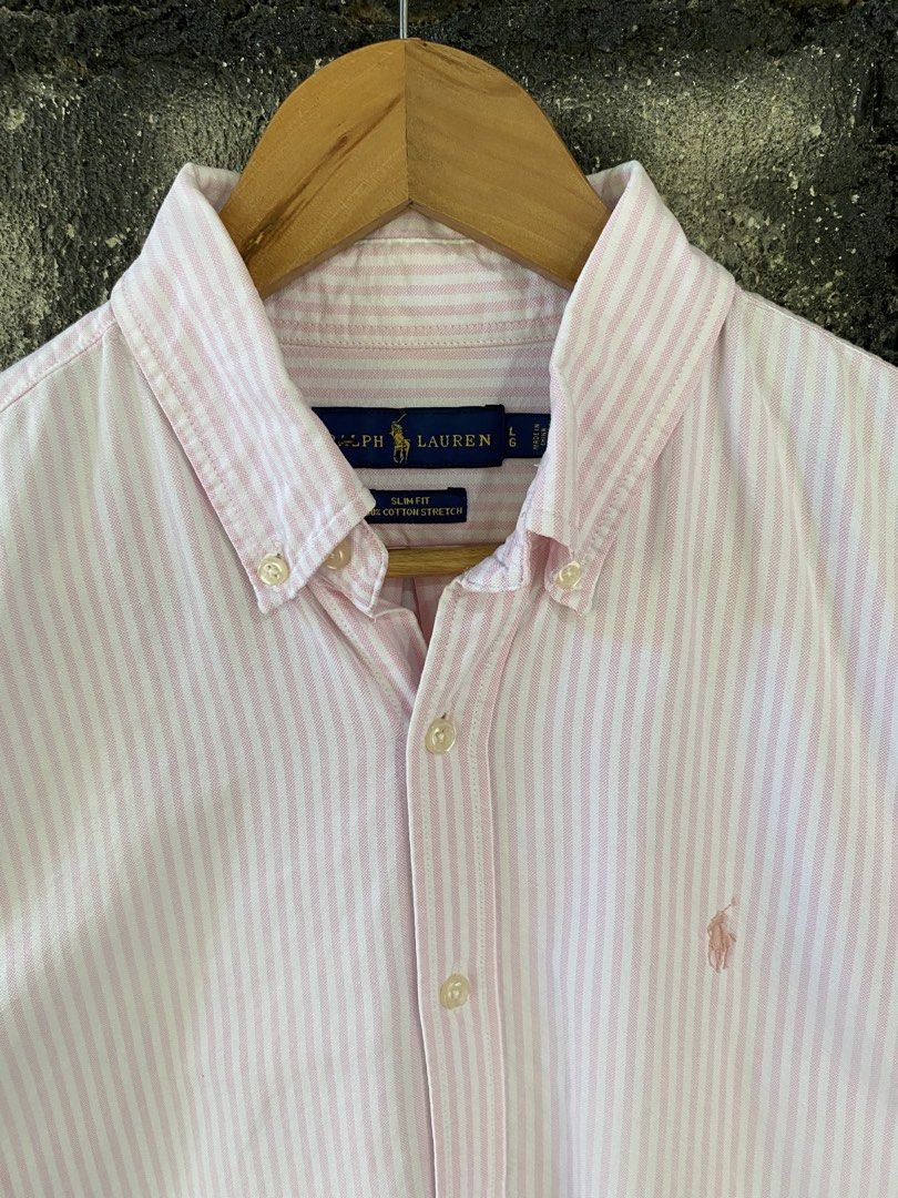 Ralph Lauren Stripes Button Down Shirt (Category: Formal Shirts) located in Villaverde. Submitted by theluxurythrift.ph (Listing ID 1468965625, Image 3). Description: Wts Ralph Lauren Button Down Stripes Shirt Size Medium to Large W 21 Inch L 29 Inch Back 31 Inch Excellent Condition Issue: Cut Washtag Only 1699 + Sf.
