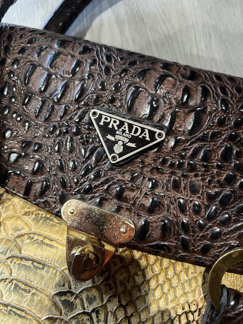 Prada Python Shoulder Bag (Category: Shoulder Bags) located in Camalaniugan. Submitted by anarchymonopoly052128 (Listing ID 1468945138, Image 3). Description: Width: 12.2 Inches Length: 11 Inches Depth: 4.5 Inches .