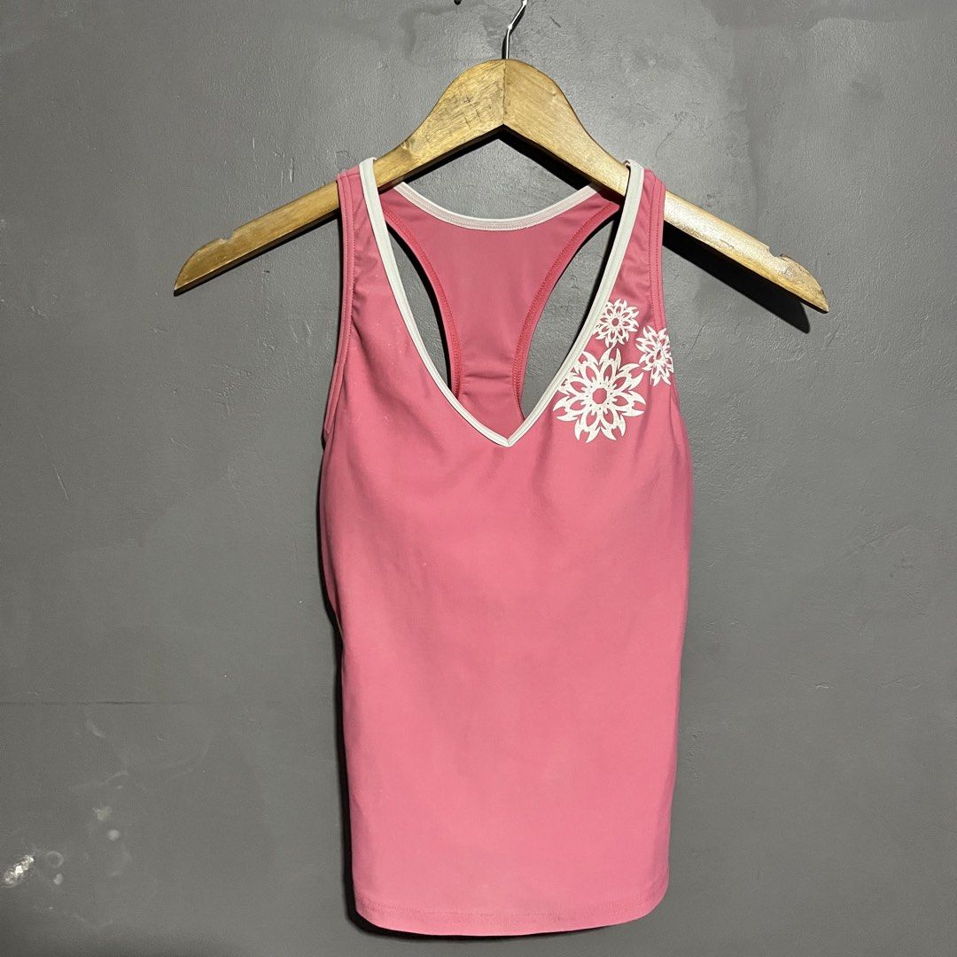Random Pink Activewear Top (Category: Activewear) located in Calauan. Submitted by randomthrift.womens (Listing ID 1468962646, Image 1). Description: Stains.