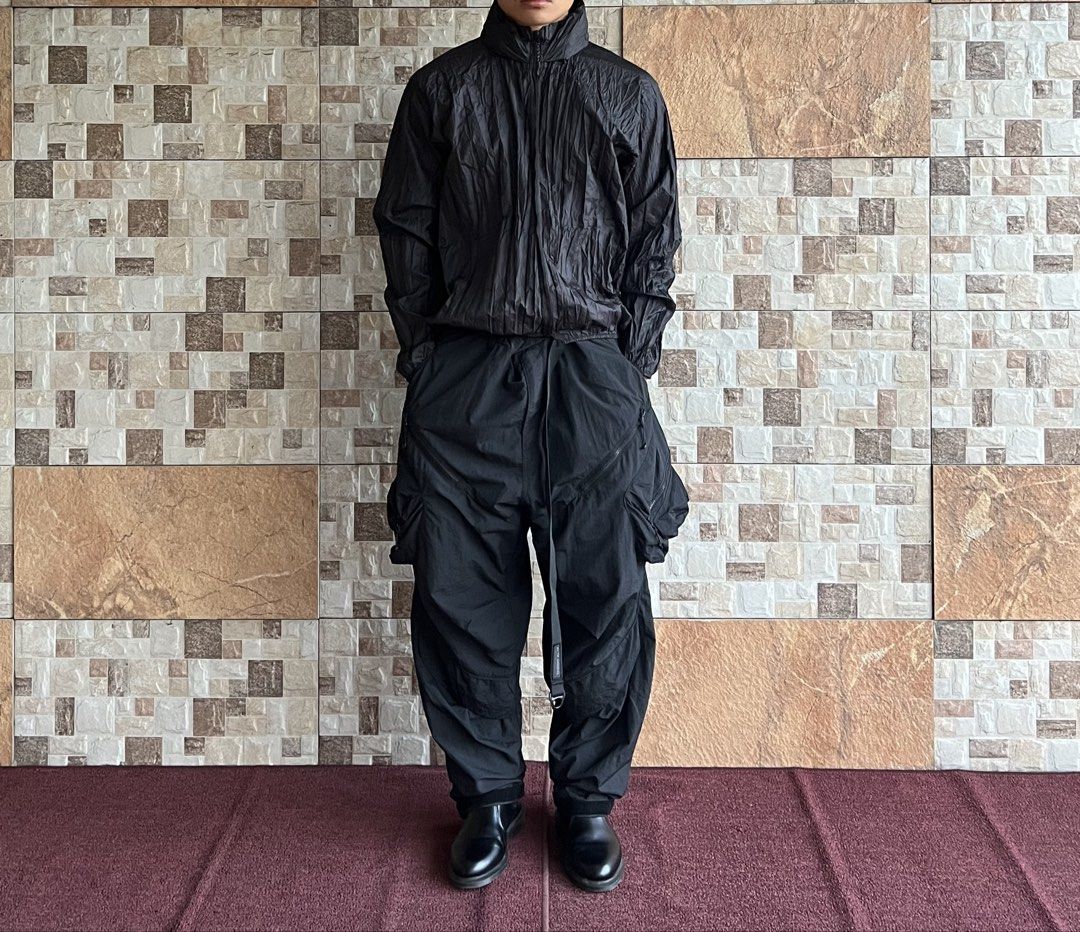 RARE ISSEY MIYAKE MEN - “TORUS TAFETTA” LIGHTWEIGHT JACKET (Category: Luxury Apparel) located in Bacolod City. Submitted by timelessbyjosh (Listing ID 1468819664, Image 3). Description: BEST FOR ARCHIVAL & AVANT GARDE OUTFITS SIZE : 1 ACTUAL COLOR : BLACK COLOR RATE : 10 OUT OF 10 CONDITION : NEAR NEW MATERIAL : 100 % POLYESTER MADE IN : JAPAN FLAWS : NONE DIMENSIONS LENGTH - 25 WIDTH ( ARMPIT TO ARMPIT ) - 23 SHOULDER TO SHOULDER - 22 SLEEVE LEN