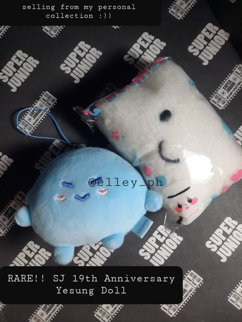 RARE!! Super Junior 19th Anniversary MD Doll Yesung (Category: K-Wave Merchandise) located in Manila. Submitted by elley_ph (Listing ID 1469087281, Image 3). Description: VERY RARE na!! NO TO NEGOTIATIONS/SENSITIVE ♡ Doll is in very good condition & well taken care of by me as a cloud/elf too♡♡♡ LAST PRICE SHOWN. Will ship agad via JNT 🏡 SEE PROOFS FOR PREVIOUS TRANSACTIONS rfs: letting go of some merch + need funds 💟 will reply to sure buyers 