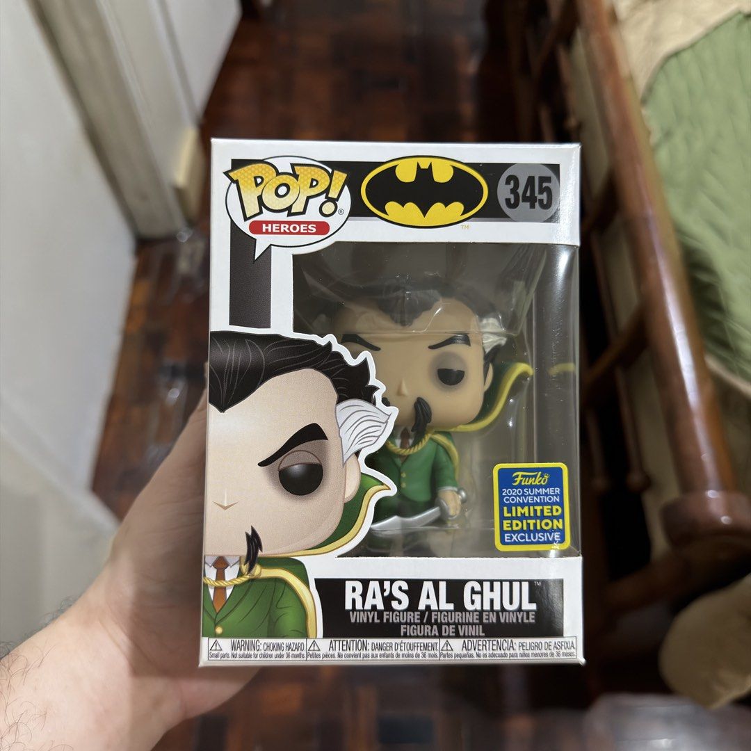 Ra’s Al Ghul Funko Pop (Category: Figurines & Statues) located in Pasig City. Submitted by kingclutter (Listing ID 1469106189, Image 1). Description: With used boss protector..
