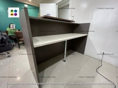 RECEPTION TABLE OFFICE PARTITION OFFICE FURNITURE (Category: Office Furniture & Fixtures) located in Quezon City. Submitted by cherry.ltsdeco (Listing ID 1468932428, Image 2). Description: LTSDECO Home and Office Furniture Trading MANUFACTURER • FABRICATOR • SUPPLIER Looking for office furniture, modular partitions, workstations, or customized furniture? We can help! LTSDECO Home and Office Furniture Trading is a trusted manufacturer, fabricator,