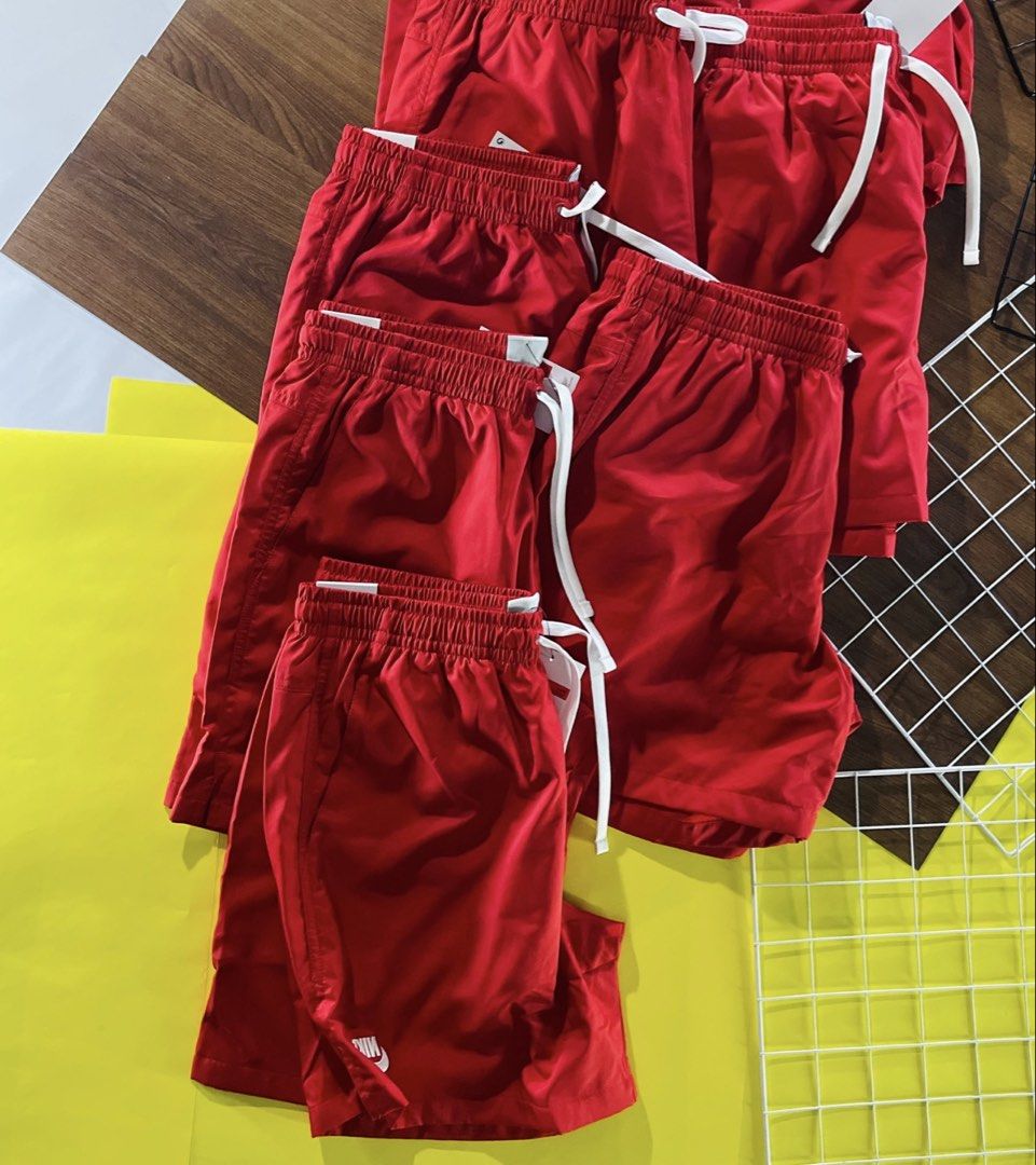Red Nike Woven shorts sizes available (Category: Shorts) located in Quezon City. Submitted by akieo (Listing ID 1469136191, Image 1). Description: Nike Red woven shorts Brand new with tag Red Price 1,500 each only‼️ Sizes available Qc area Qc Shipping available .