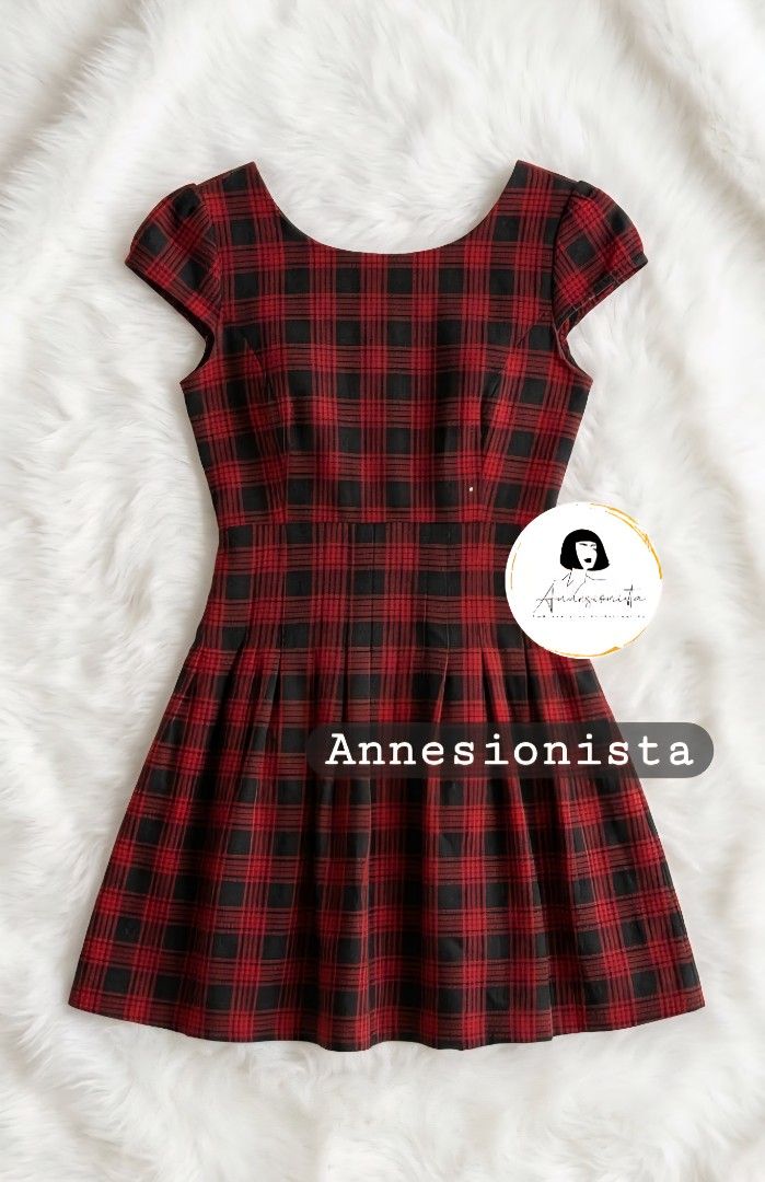 RED PLAID DRESS (Category: Dresses) located in Manila. Submitted by preloveph.dot (Listing ID 1469094213, Image 2). Description: .