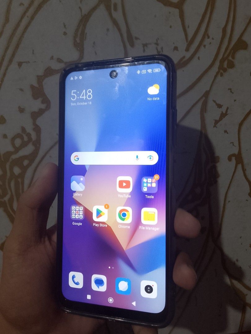 Redmi Note 10 5G 8/128 with minor issue (Category: Xiaomi) located in Caloocan City. Submitted by brightstar-da11 (Listing ID 1468932244, Image 3). Description: FS Redmi note 10 5G 3,700 negotiable In good condition 8+3GB ram 128GB storage 90hz display refresh rate 5G connectivity na din Yan mabilis sa data Dimensity 700 chipset good for gaming Goods camera malinaw naman Battery matagal naman din malowbat Issue: dents and volume button missing bi