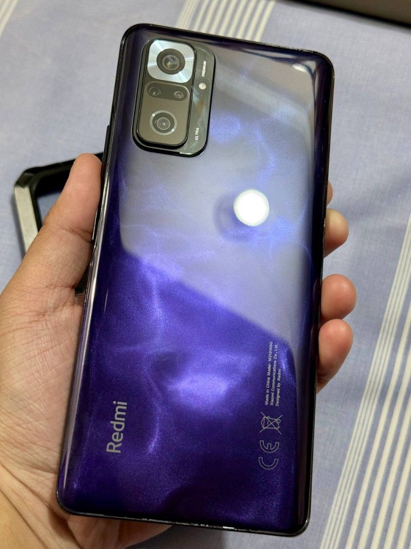 Redmi Note 10 Pro 5G 256GB (Category: Xiaomi) located in Las Pinas. Submitted by z3nkishu (Listing ID 1468960962, Image 3). Description: FOR SALE ONLY | NO SWAPS | SLIGHTLY NEGOTIABLE Please DO read the details below Price is 5,500 Redmi Note 10 5G (unit & case only) Quick specs: 8+8/256GB, 120Hz, 5000 mAh, Snapdragon 732G NO Performance Issues Signs of usage on cosmetics Rep. LCD but good quality (no lags or ghost touches) PM ME FOR VIDEO UNLI T