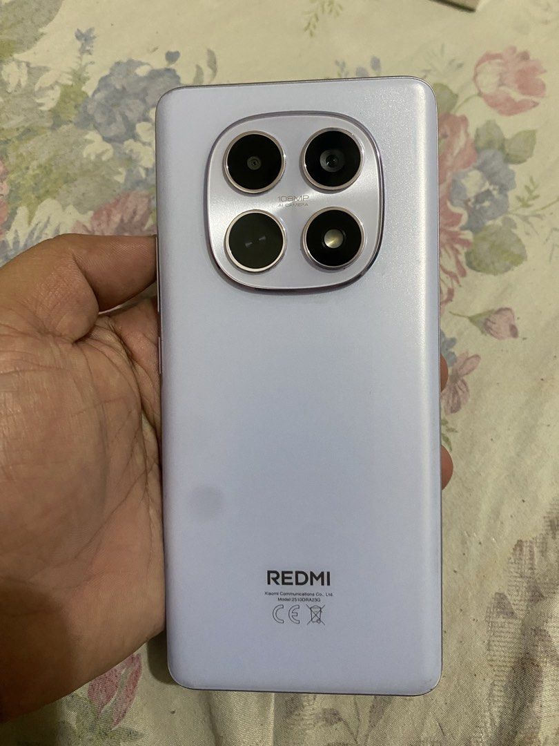 Redmi Note 15 Purple (Category: Xiaomi) located in Pasig City. Submitted by marcrafael (Listing ID 1469135312, Image 2). Description: REPOST AND REPRICE SWAP! 📱 REDMI NOTE 15 4G 💰 8299PHP SLIGHTLY NEGOTIABLE 🔄 OPEN FOR SWAP QUICK SPECS: • 8GB RAM + 8GB RAM| 128GB ROM • 6.77” FHD+ AMOLED CURVE SCREEN | 120Hz REFRESH RATE • MediaTek Helio G100-Ultra • 108MP Main Camera • 20MP Selfie Camera • 6000mAh Battery | 33W Fast Charging • In-display Finge