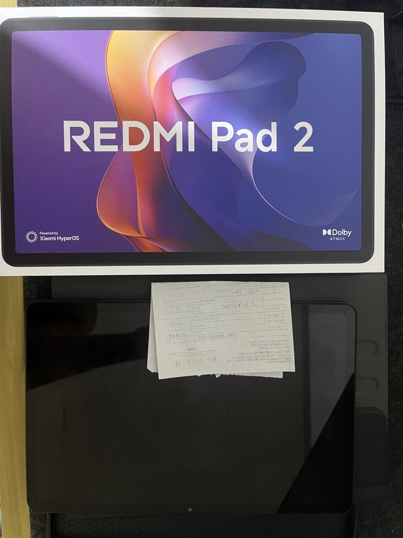 Redmi pad 2 (Category: Android) located in Caloocan City. Submitted by gabemverga67611 (Listing ID 1468974634, Image 2). Description: 13.5k good as new. Only bought a week ago RFS: need funds ASAP and di talaga ako for adroid Lipa/Batangas.