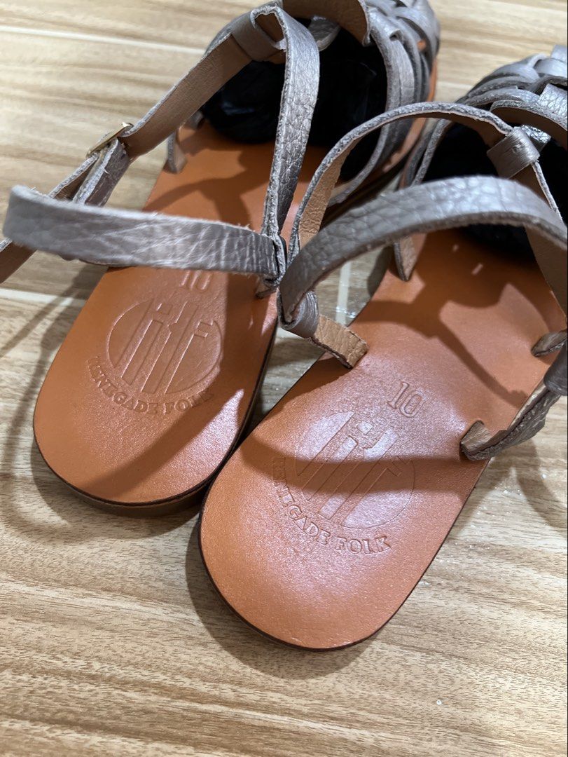 Renegade Folk Sandals size 10 (Category: Flats & Sandals) located in Davao. Submitted by bengscloset (Listing ID 1468973373, Image 2). Description: Renegade Folk High Spirit Sandals in Nickel Size 10 (ok for both narrow and wide feet) 📌 No rush shipping. 📦 Shipping fee c/o buyer. 📍Davao City 💌 Feel free to message me for additional photos/details. Thank you for checking out my listing! ♡ .