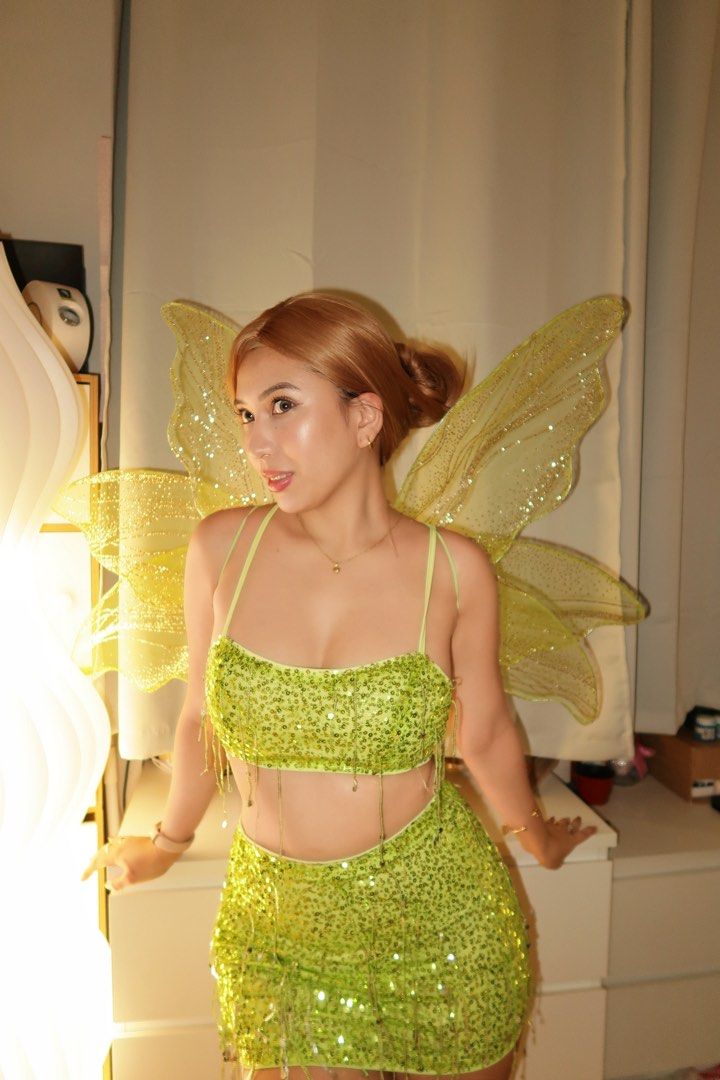RENT: Tinkerbell Halloween Costume (Category: Sets or Coordinates) located in Rizal. Submitted by rrbbmm (Listing ID 1469109529, Image 1). Description: - RENTAL ONLY (limited hrs) — Open slots for oct-dec 2026, PEAK RATES for fri to sun ⭐️ - wings included in rental - XS TO MED FOR FAST INQUIRIES: message ig: robemaetioxon imess/no: 917 619 5223 socmed: moderna by robemae .