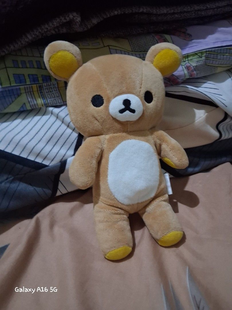 San-X Rilakkuma Zipper Plush (Category: Plushies & Soft Toys) located in Baler. Submitted by gentle.caitlyn (Listing ID 1469150346, Image 1). Description: Decluttering ! ^_^ FADED ETIQUETTE MOP: Gcash MOD: J&T (₱54 SF).