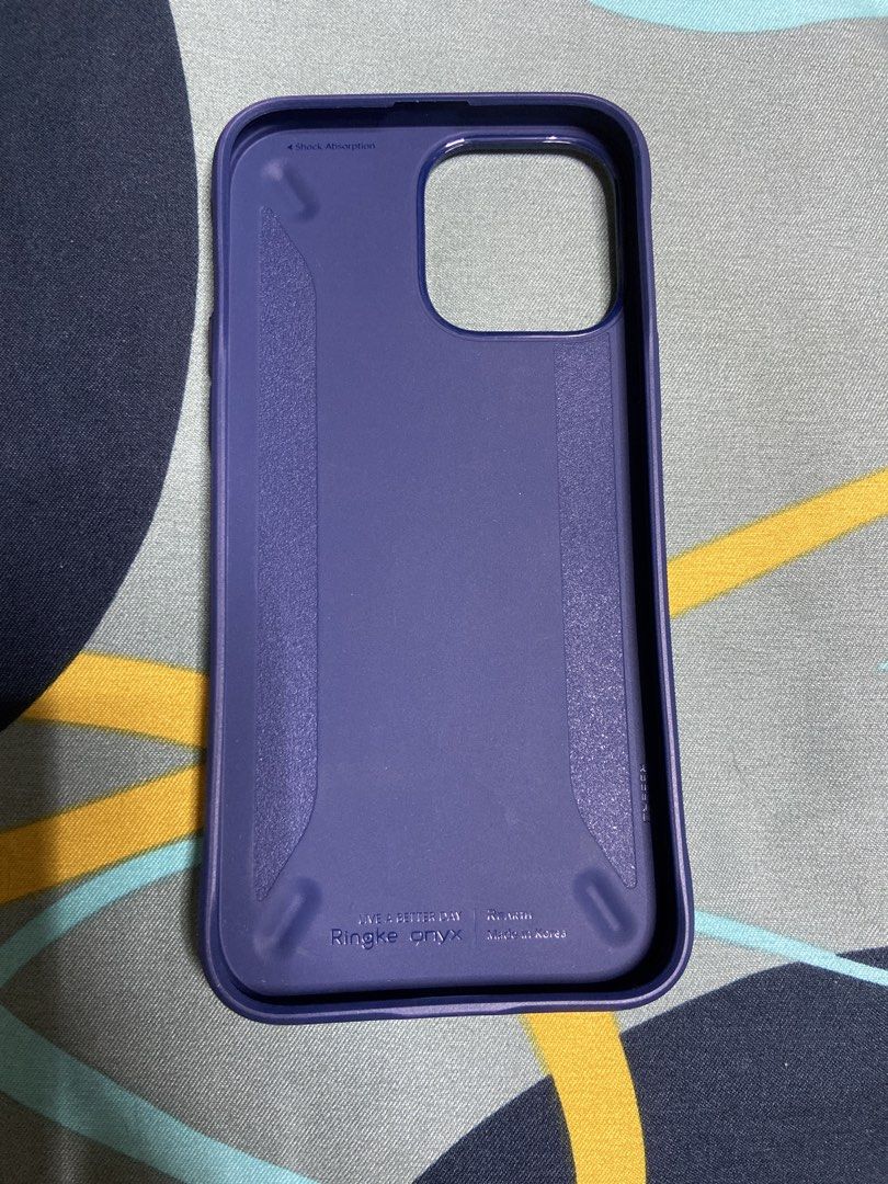 Ringke Onyx Iphone 13 Pro Max - Navy (Category: Cases & Sleeves) located in Manila. Submitted by nyeldeyb (Listing ID 1468977463, Image 2). Description: - Brand/Model: Ringke Onyx for iPhone 13 Pro Max - Color: Navy - Material: Premium flexible TPU with anti-fingerprint brushed texture - Grip: Enhanced non-slip side texturing for secure hold - Condition: Excellent, well-maintained - Features: Precise cutouts, responsive button covers, slim yet du